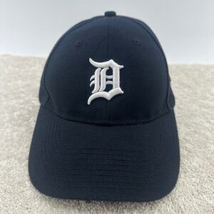 Detroit Tigers Hat Cap New Era MLB Baseball Black White Mens One Size Fits Most